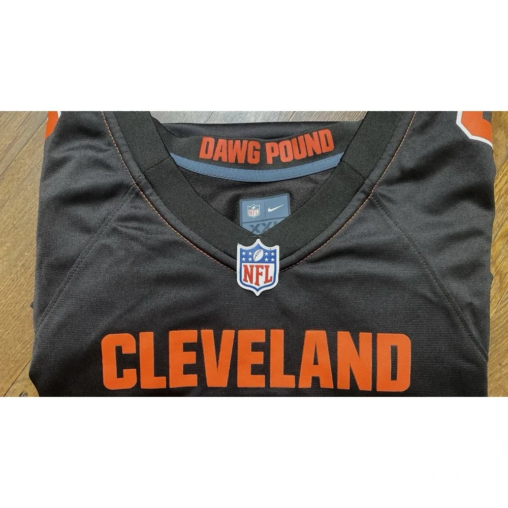Cleveland Browns Jersey Mens 2XL Baker Mayfield #6 NFL Nike - Brown & Orange